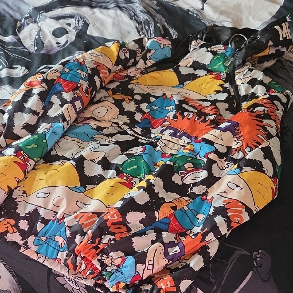 Members Only Multicolor Rugrats Graphic Jacket